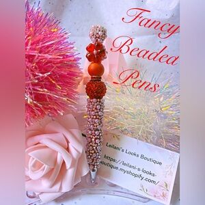 Beaded Pens, Fancy pens, Acrylic beads, rhinestones pens, journal pens, gifts